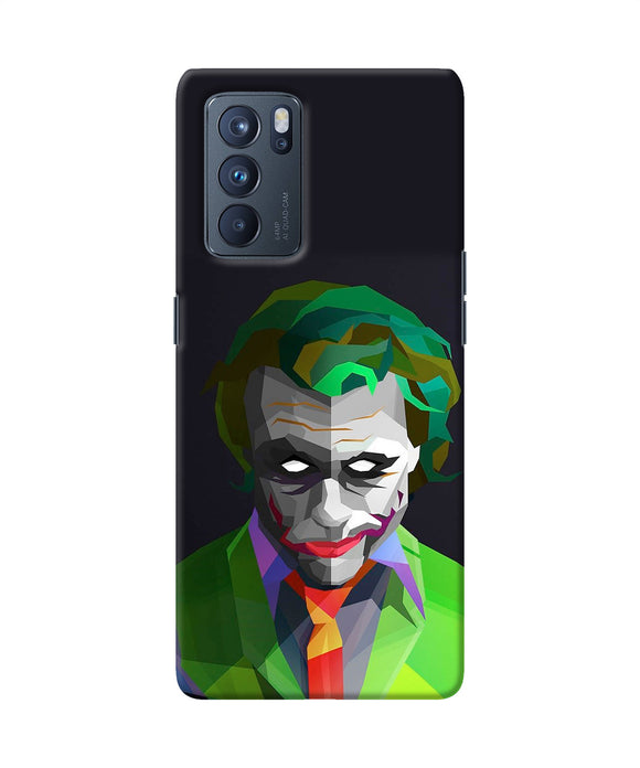 Abstract dark knight joker Oppo Reno6 Pro 5G Back Cover