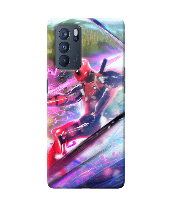 Deadpool super hero Oppo Reno6 Pro 5G Back Cover