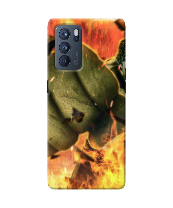 Hulk smash Oppo Reno6 Pro 5G Back Cover