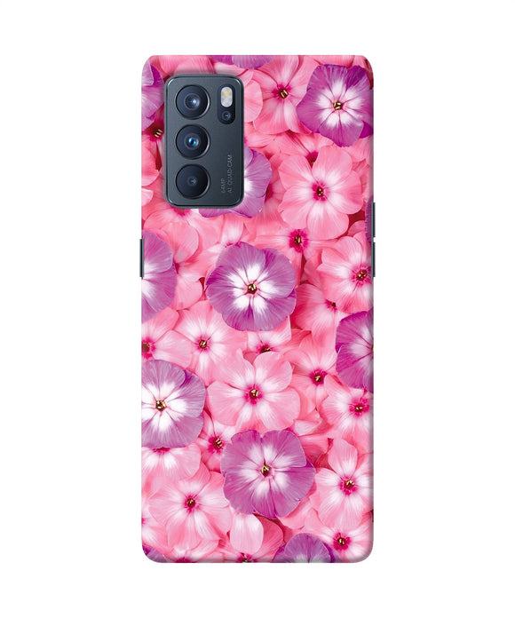 Natural pink flower Oppo Reno6 Pro 5G Back Cover