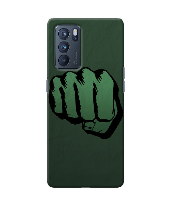 Hulk smash logo Oppo Reno6 Pro 5G Back Cover