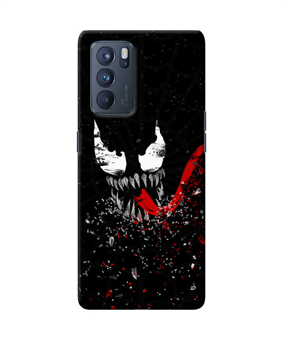 Venom black poster Oppo Reno6 Pro 5G Back Cover
