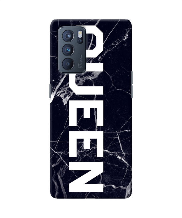 Queen marble text Oppo Reno6 Pro 5G Back Cover