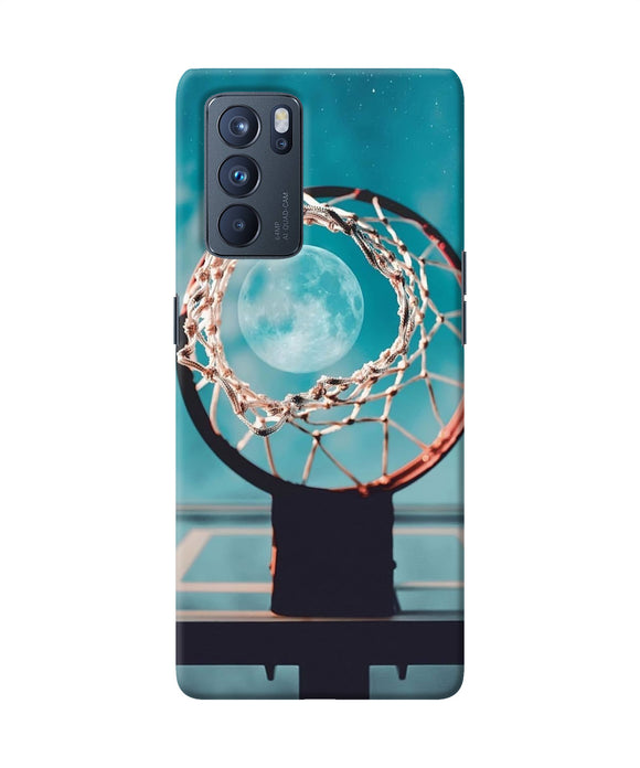 Basket ball moon Oppo Reno6 Pro 5G Back Cover