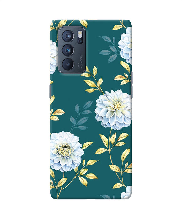 Flower canvas Oppo Reno6 Pro 5G Back Cover