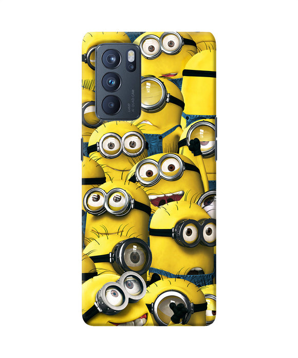 Minions crowd Oppo Reno6 Pro 5G Back Cover
