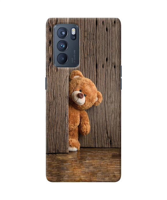 Teddy wooden Oppo Reno6 Pro 5G Back Cover