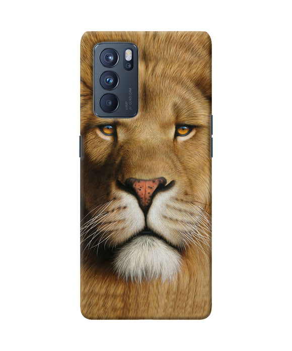 Nature lion poster Oppo Reno6 Pro 5G Back Cover