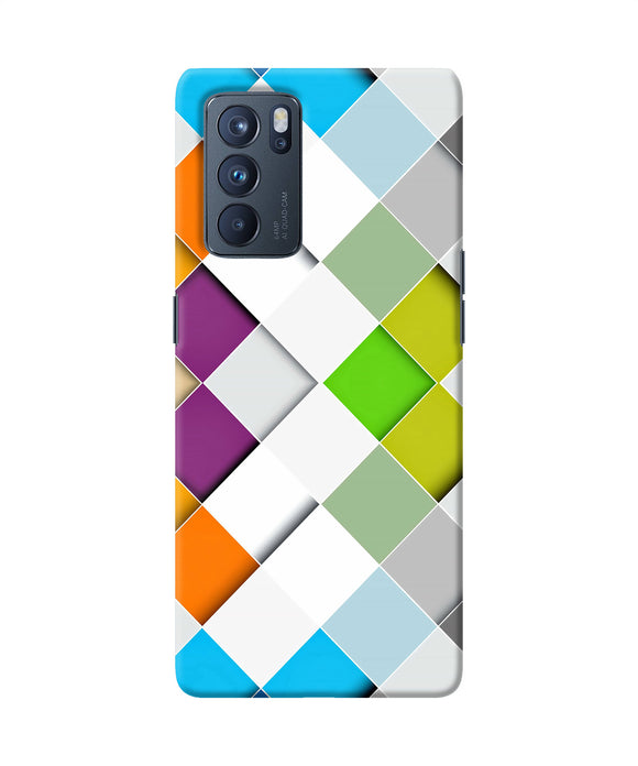Abstract color box Oppo Reno6 Pro 5G Back Cover
