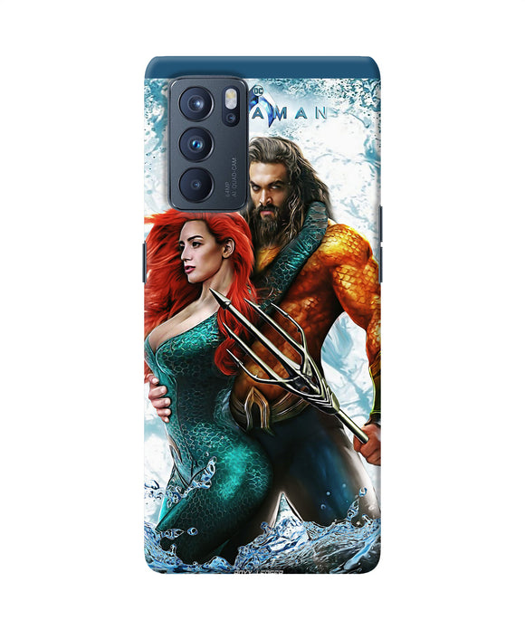 Aquaman couple water Oppo Reno6 Pro 5G Back Cover