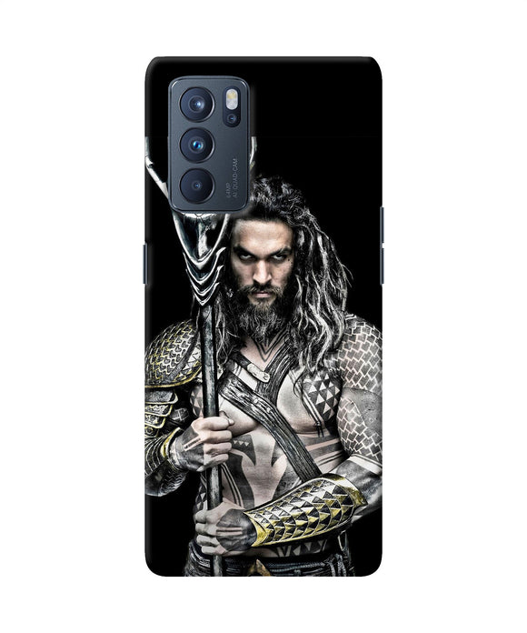 Aquaman trident black Oppo Reno6 Pro 5G Back Cover