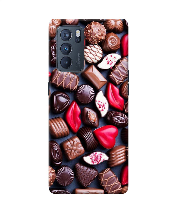 Valentine special chocolates Oppo Reno6 Pro 5G Back Cover