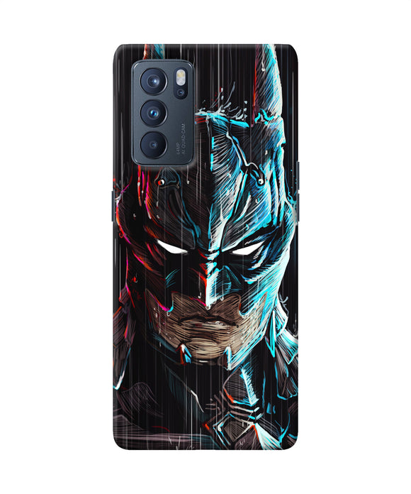 Batman face Oppo Reno6 Pro 5G Back Cover