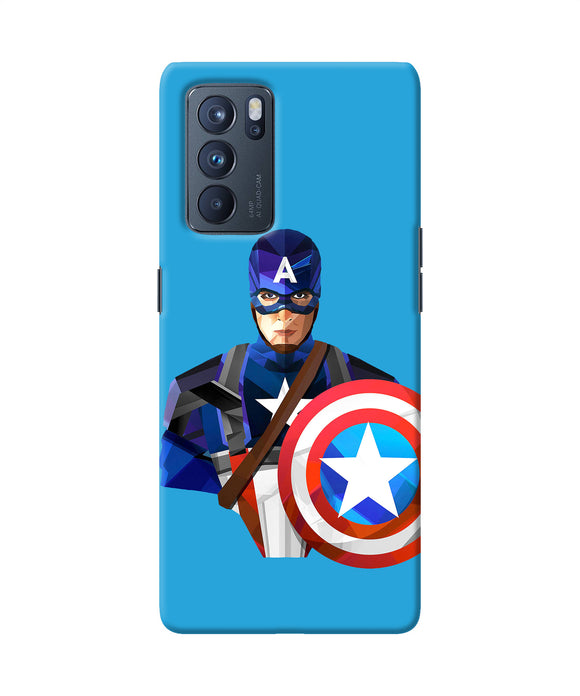 Captain america character Oppo Reno6 Pro 5G Back Cover