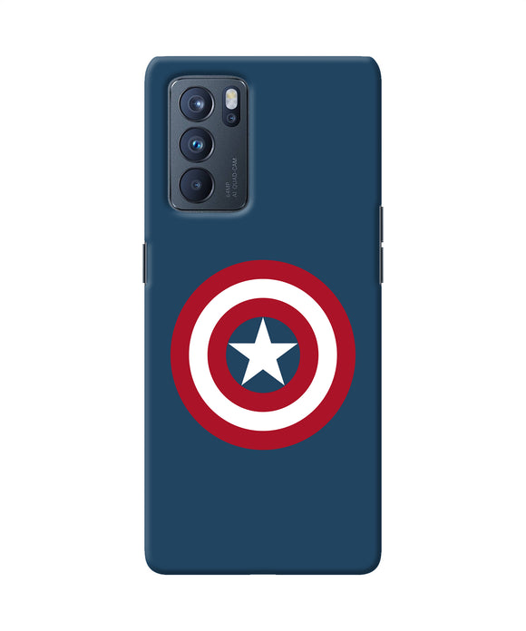 Captain america logo Oppo Reno6 Pro 5G Back Cover
