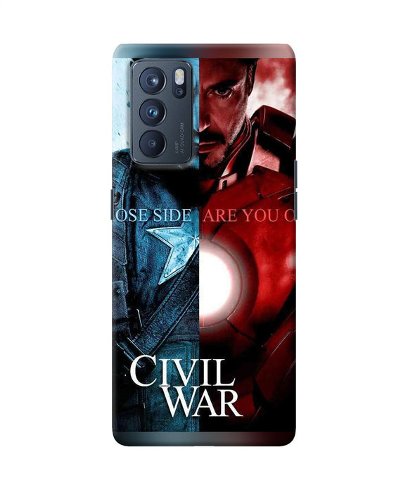 Civil war Oppo Reno6 Pro 5G Back Cover