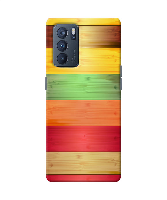 Wooden colors Oppo Reno6 Pro 5G Back Cover