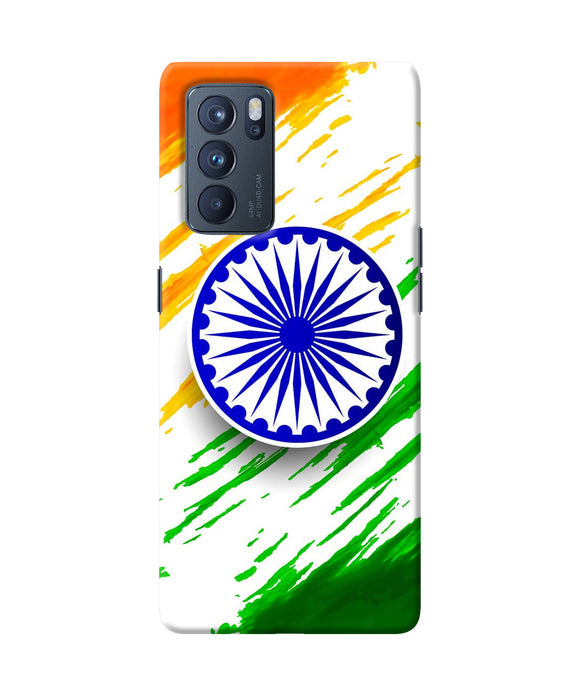 Indian flag colors Oppo Reno6 Pro 5G Back Cover