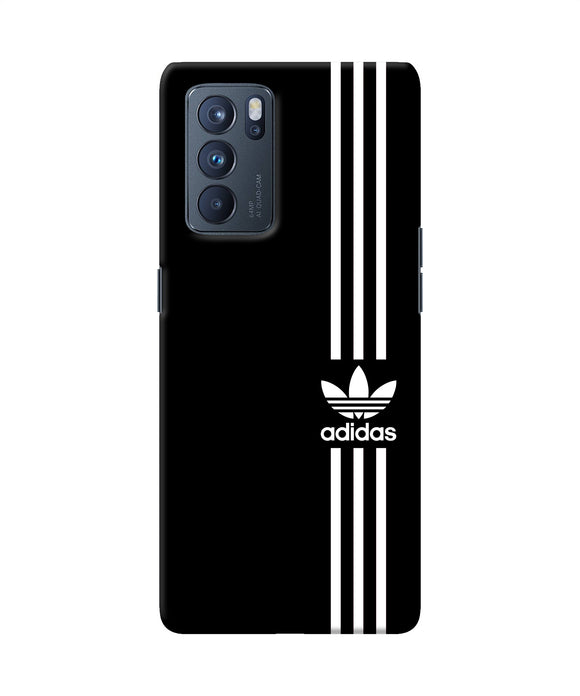 Adidas strips logo Oppo Reno6 Pro 5G Back Cover