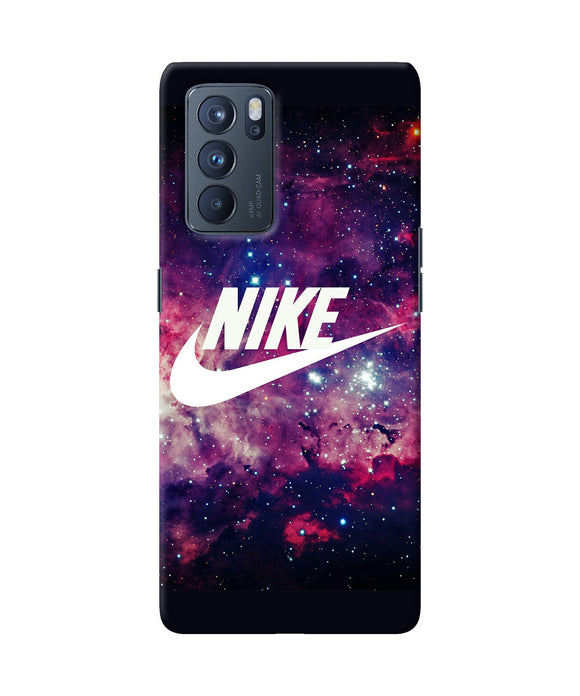 NIke galaxy logo Oppo Reno6 Pro 5G Back Cover