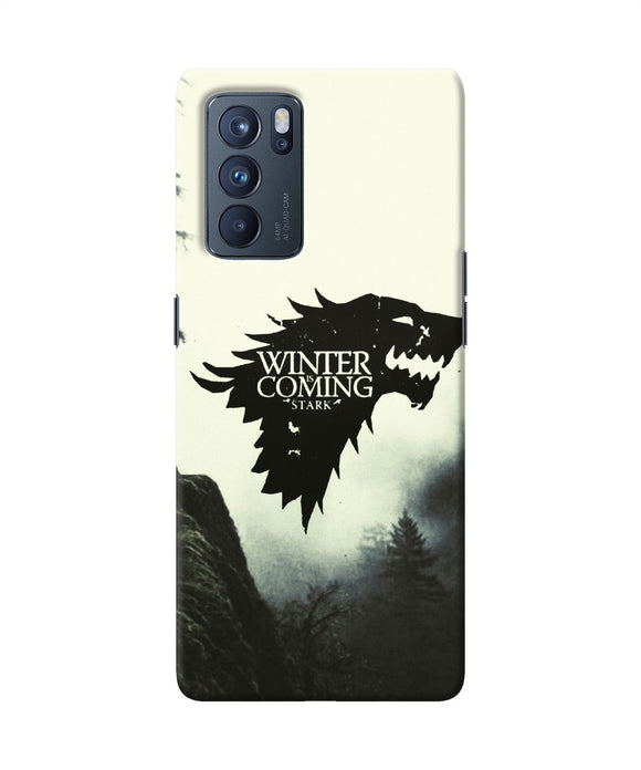 Winter coming stark Oppo Reno6 Pro 5G Back Cover