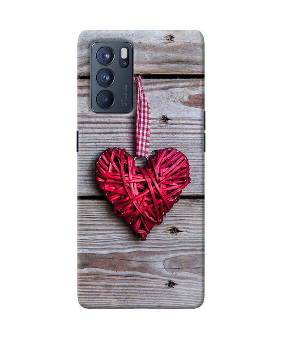 Lace heart Oppo Reno6 Pro 5G Back Cover