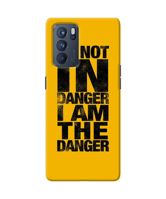 Im not in danger quote Oppo Reno6 Pro 5G Back Cover