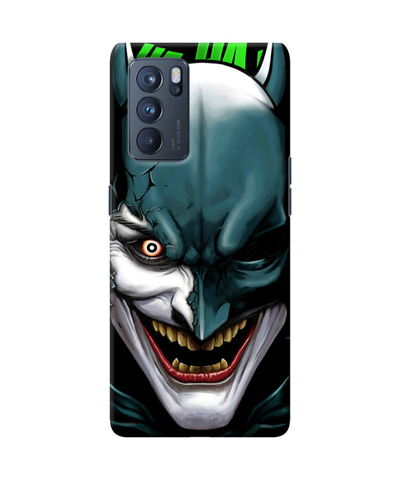 Batman joker smile Oppo Reno6 Pro 5G Back Cover