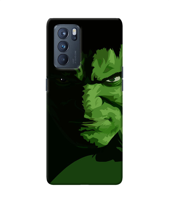Hulk green painting Oppo Reno6 Pro 5G Back Cover