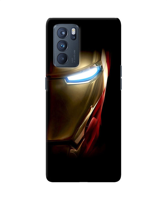 Ironman half face Oppo Reno6 Pro 5G Back Cover