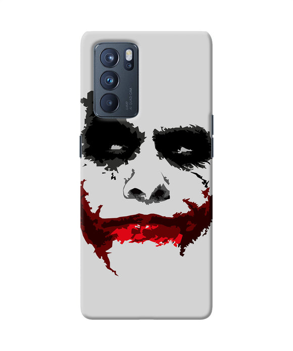 Joker dark knight red smile Oppo Reno6 Pro 5G Back Cover