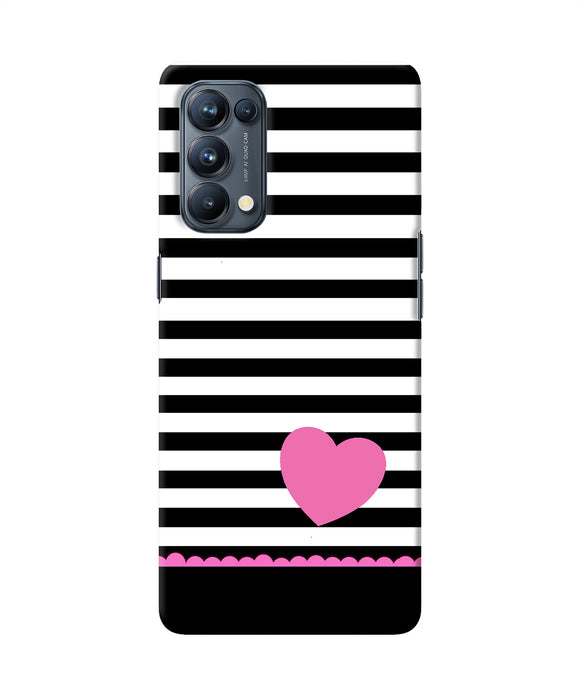 Abstract heart Oppo Reno5 Pro 5G Back Cover