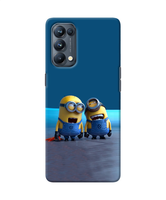 Minion Laughing Oppo Reno5 Pro 5G Back Cover