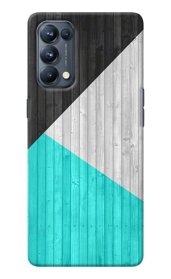 Wooden Abstract Oppo Reno5 Pro 5G Back Cover