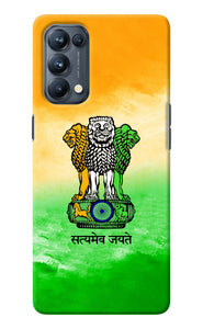 Satyamev Jayate Flag Oppo Reno5 Pro 5G Back Cover