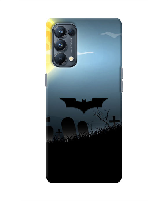 Batman Scary cemetry Oppo Reno5 Pro 5G Real 4D Back Cover
