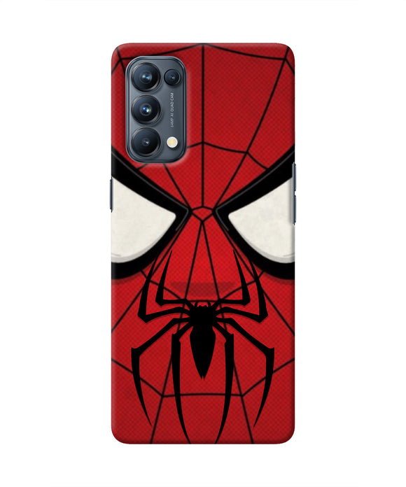 Spiderman Face Oppo Reno5 Pro 5G Real 4D Back Cover