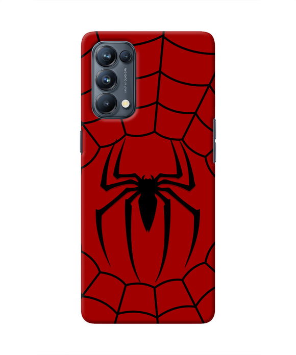 Spiderman Web Oppo Reno5 Pro 5G Real 4D Back Cover