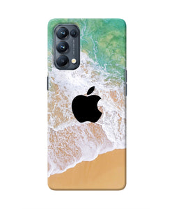 Apple Ocean Oppo Reno5 Pro 5G Real 4D Back Cover