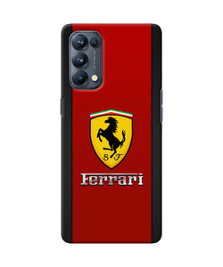 Ferrari Abstract Oppo Reno5 Pro 5G Real 4D Back Cover