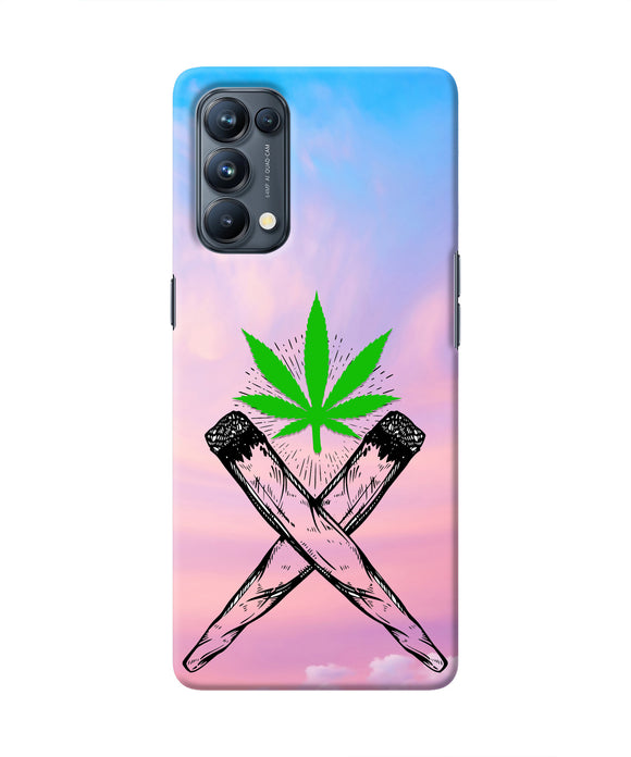 Weed Dreamy Oppo Reno5 Pro 5G Real 4D Back Cover