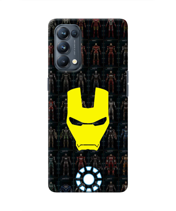 Iron Man Suit Oppo Reno5 Pro 5G Real 4D Back Cover