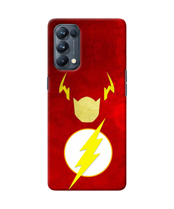 Flash Character Oppo Reno5 Pro 5G Real 4D Back Cover