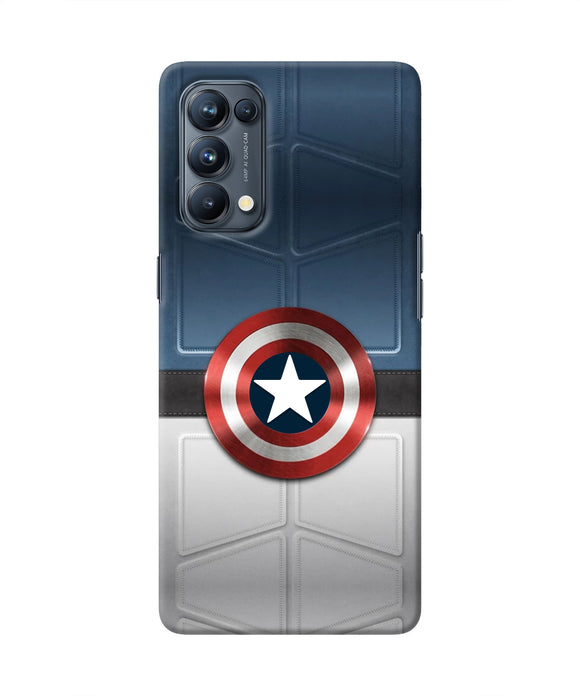 Captain America Suit Oppo Reno5 Pro 5G Real 4D Back Cover