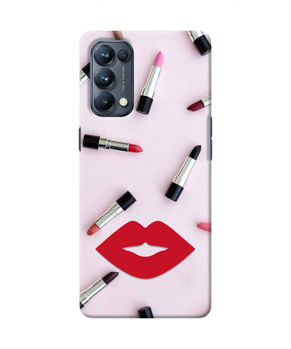 Lips Lipstick Shades Oppo Reno5 Pro 5G Real 4D Back Cover