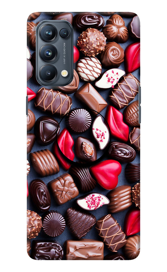 Chocolates Oppo Reno5 Pro 5G Pop Case