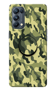 Camouflage Oppo Reno5 Pro 5G Pop Case