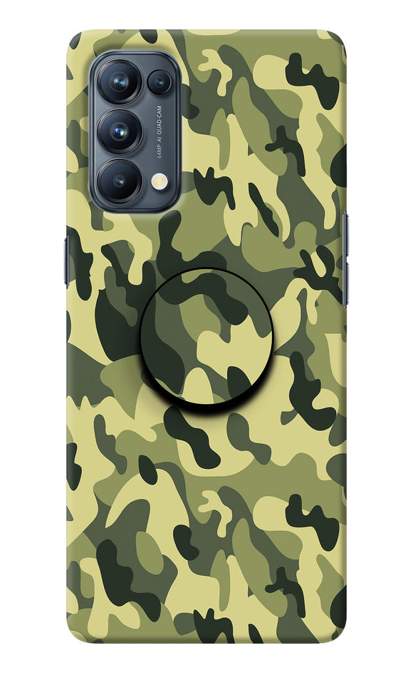 Camouflage Oppo Reno5 Pro 5G Pop Case