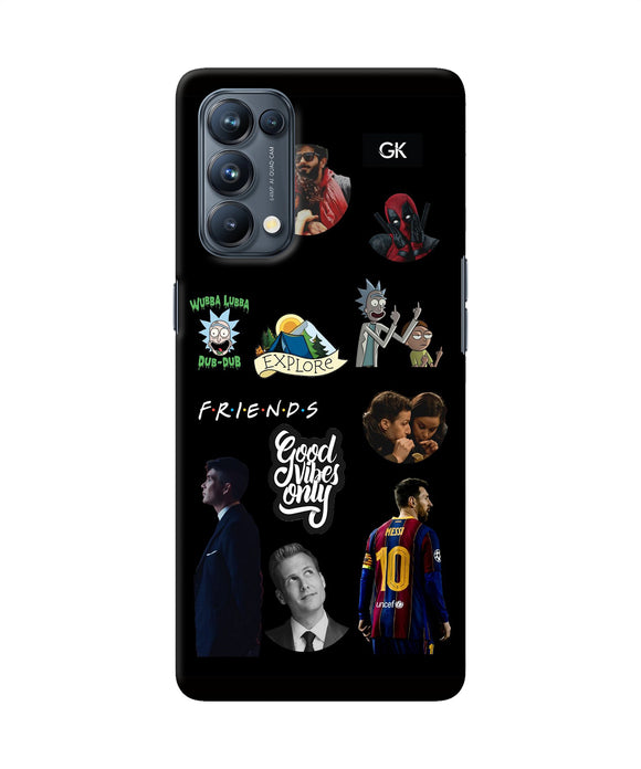 Positive Characters Oppo Reno5 Pro 5G Back Cover