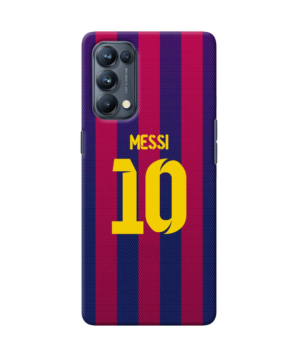 Messi 10 tshirt Oppo Reno5 Pro 5G Back Cover